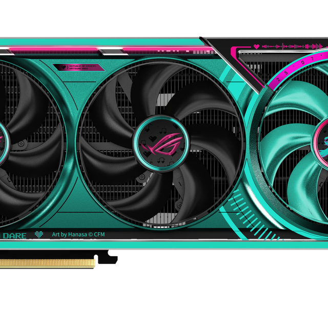 ROG ASTRAL RTX5080 O16G HATSUNE MIKU EDITION_front